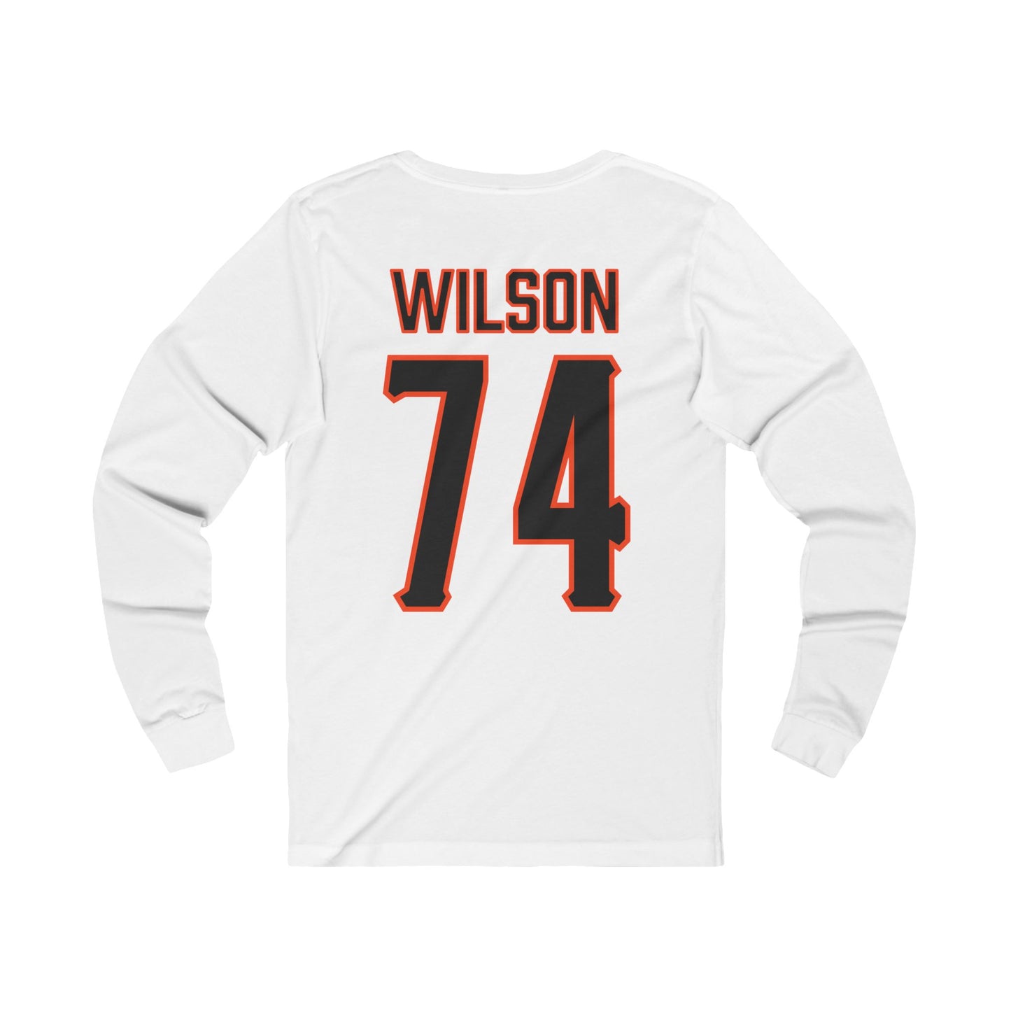 Preston Wilson #74 Cursive Cowboys Long Sleeve