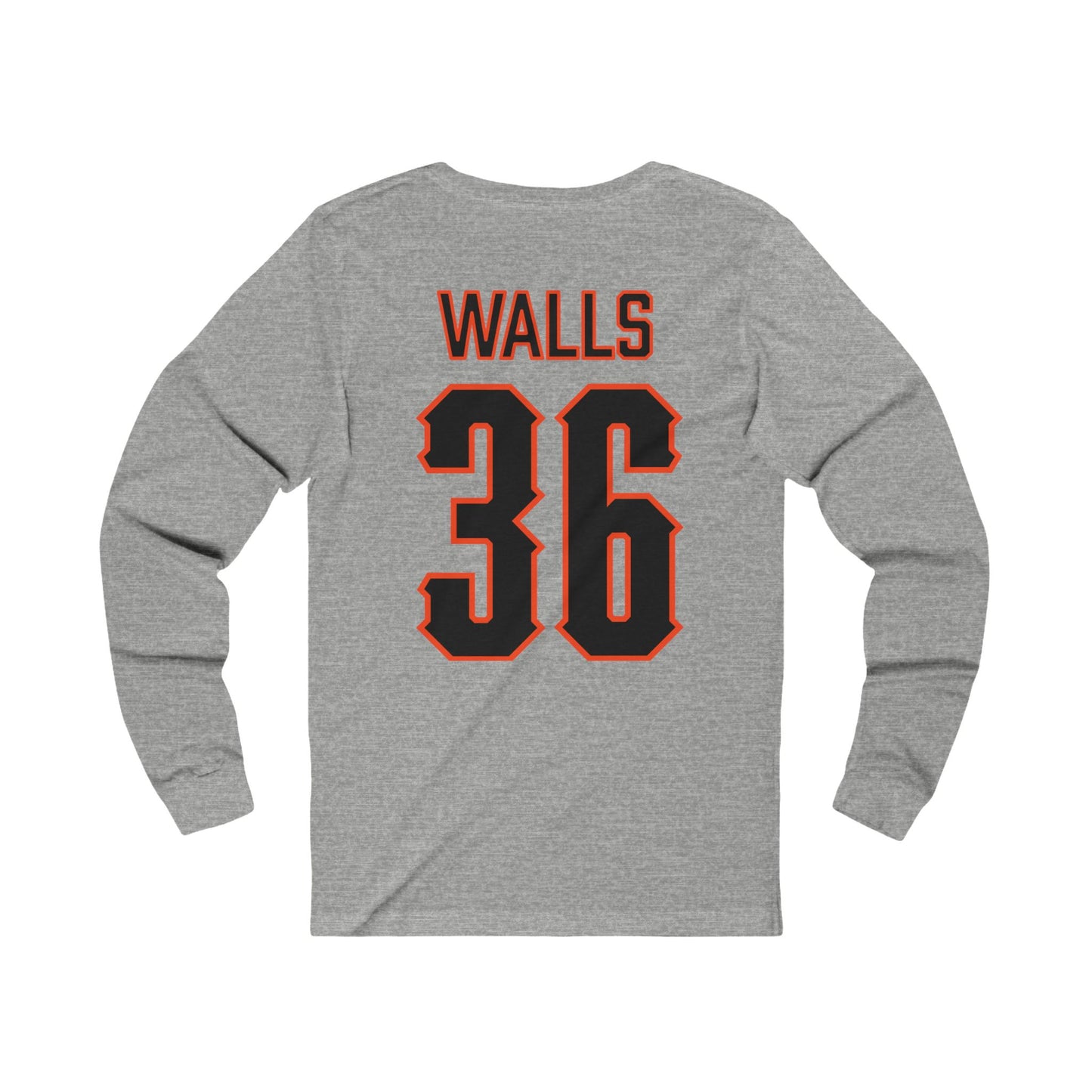 Ty Walls #36 Cursive Cowboys Long Sleeve