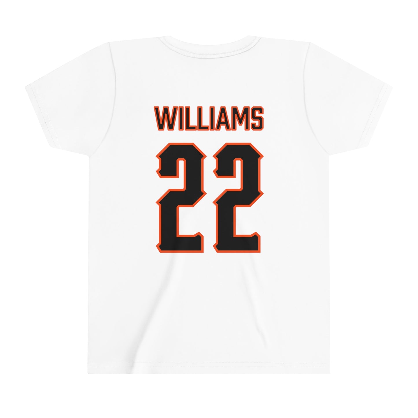 Youth C.J. Williams #22 Cursive Cowboys T-Shirt