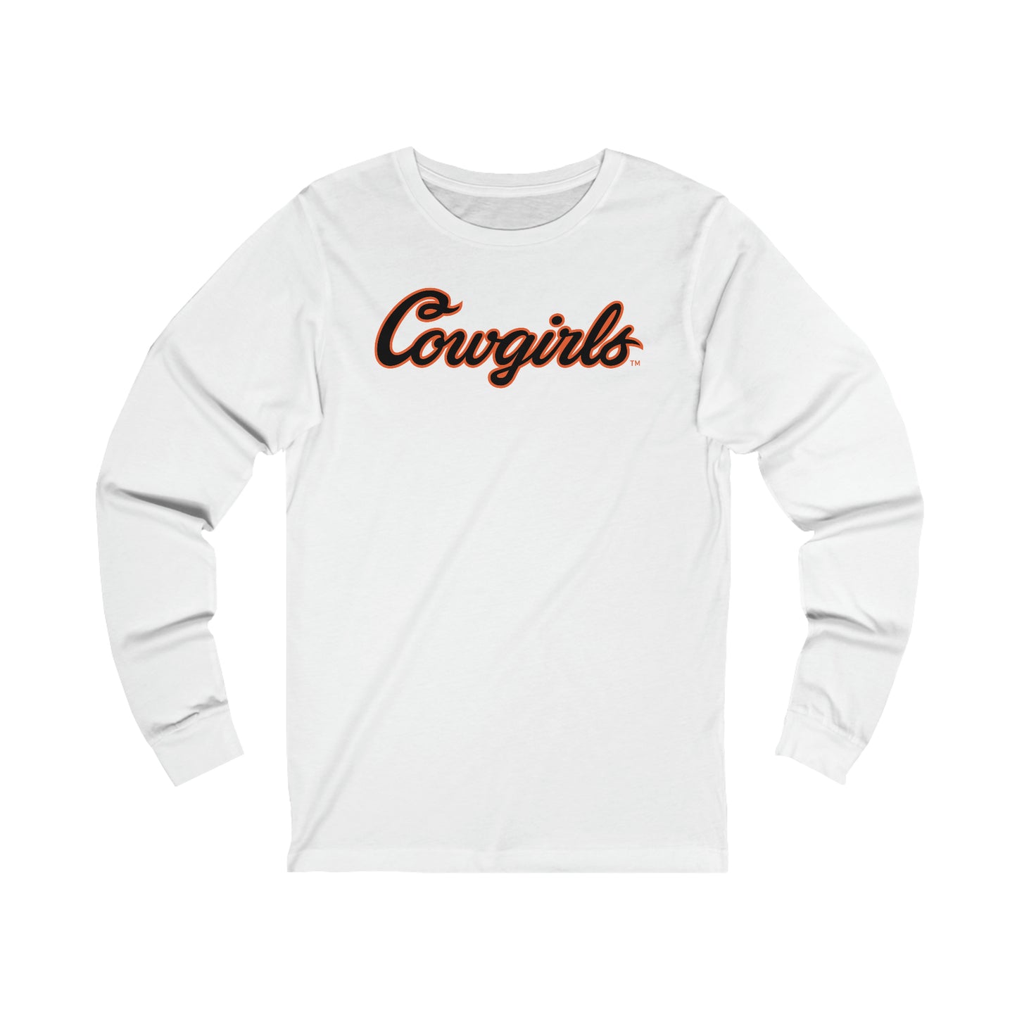 Claire Timm #18 Cursive Cowgirls Long Sleeve T-Shirt
