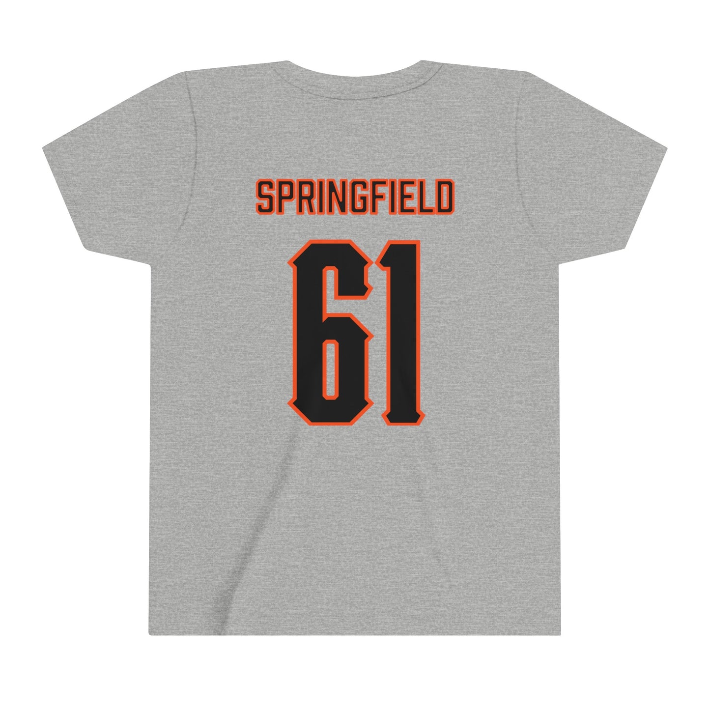 Youth Jake Springfield #61 Cursive Cowboys T-Shirt