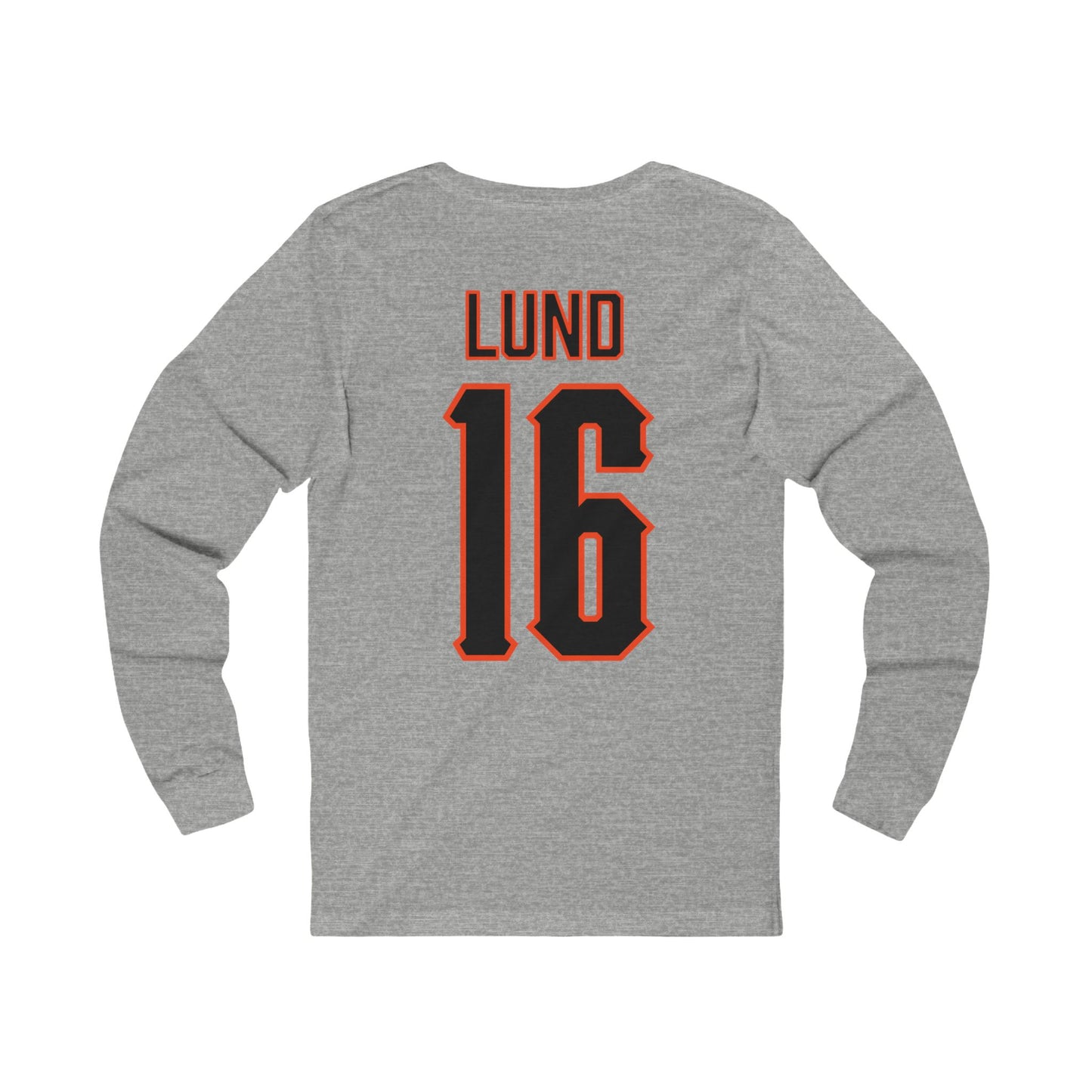 Ethan Lund #16 Cursive Cowboys Long Sleeve