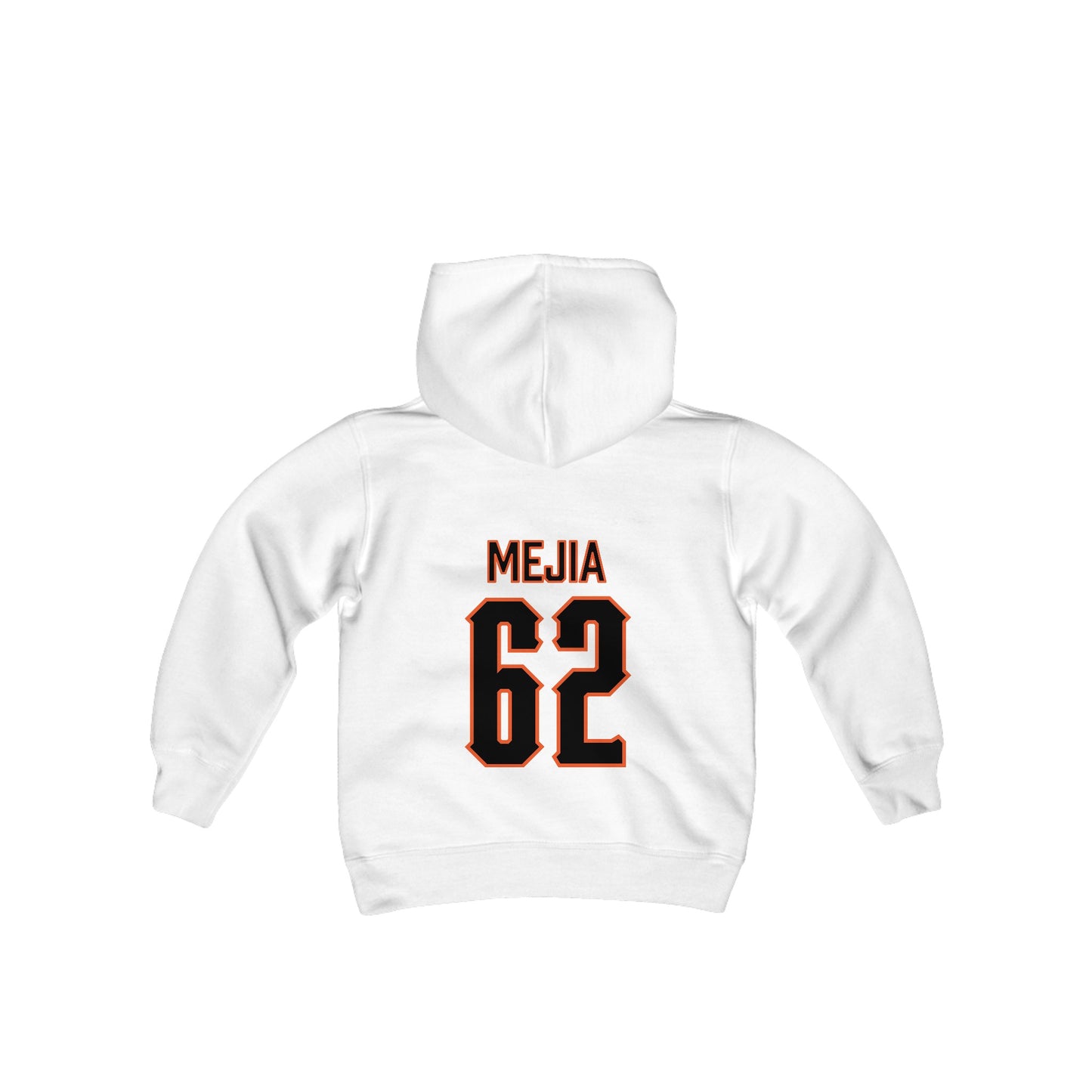 Youth Jamison Mejia #62 Cursive Cowboys Hoodie