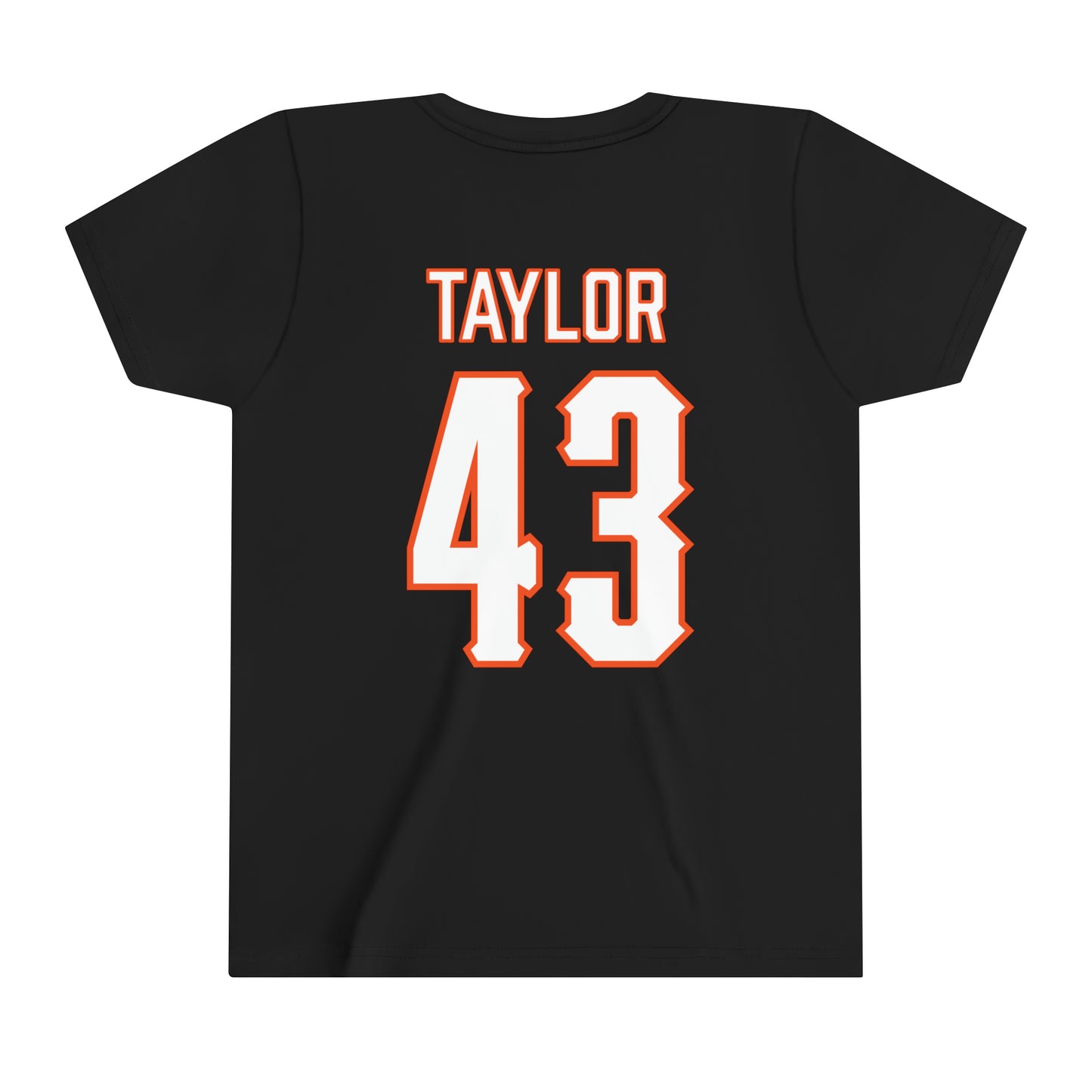 Youth Riley Taylor #43 Pitching Pete T-Shirt