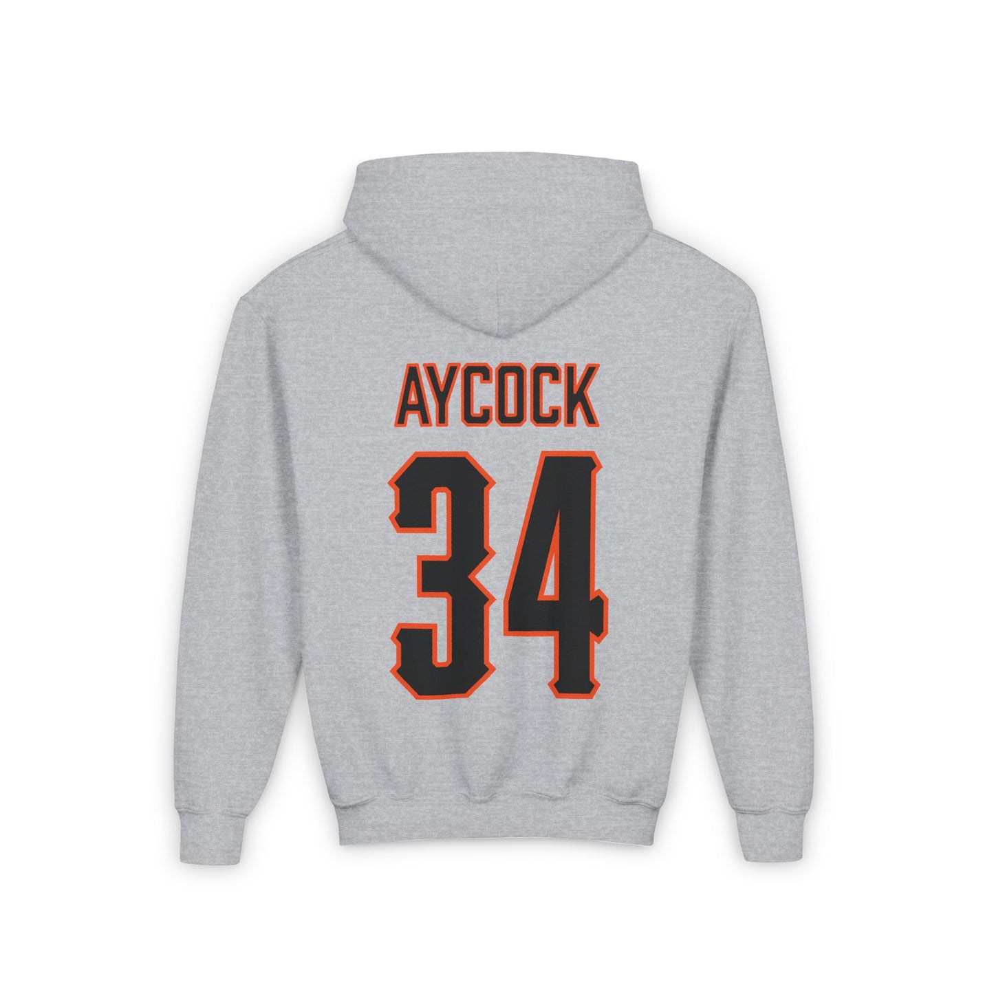 Youth Kyra Aycock #34 Cursive Cowgirls Hoodie