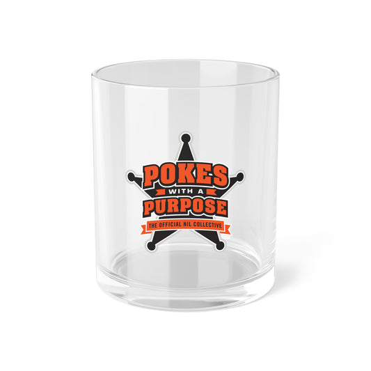 Pokes With A Purpose Bar Glass