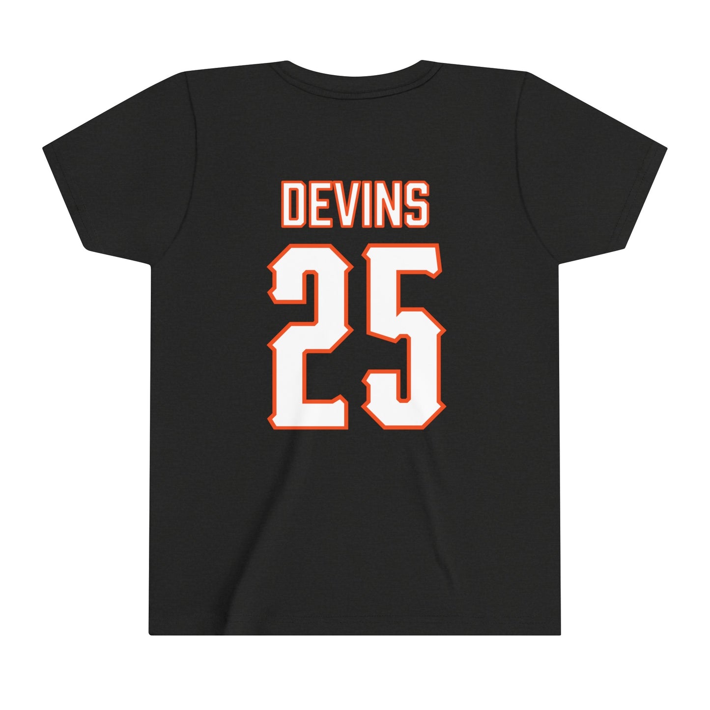 Youth Hudson Devins #25 Cursive Cowboys T-Shirt