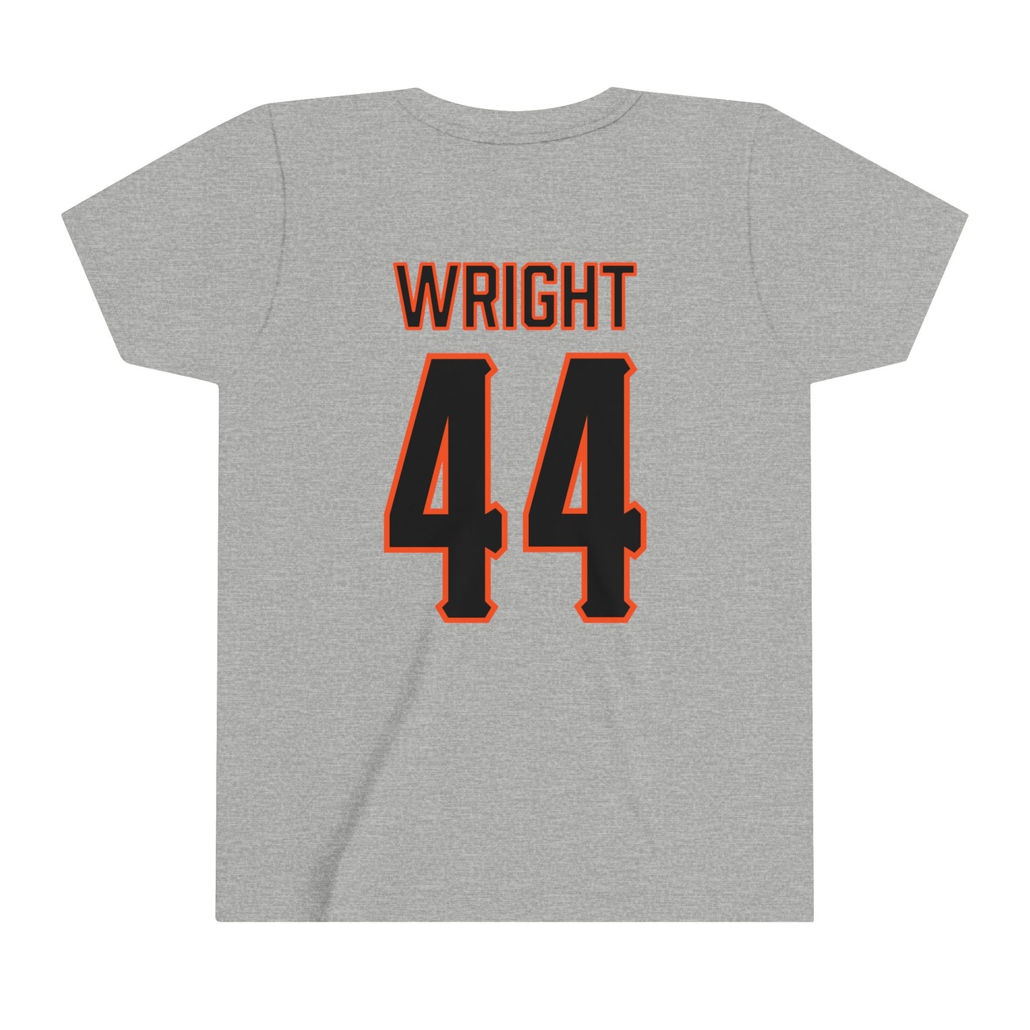 Youth Justin Wright #44 Cursive Cowboys T-Shirt