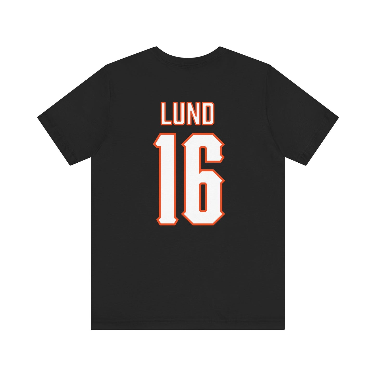 Ethan Lund #16 Cursive Cowboys T-Shirt