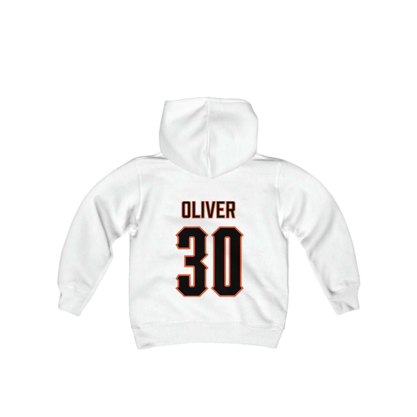Collin Oliver #30 Cursive Cowboys Youth Hoodie