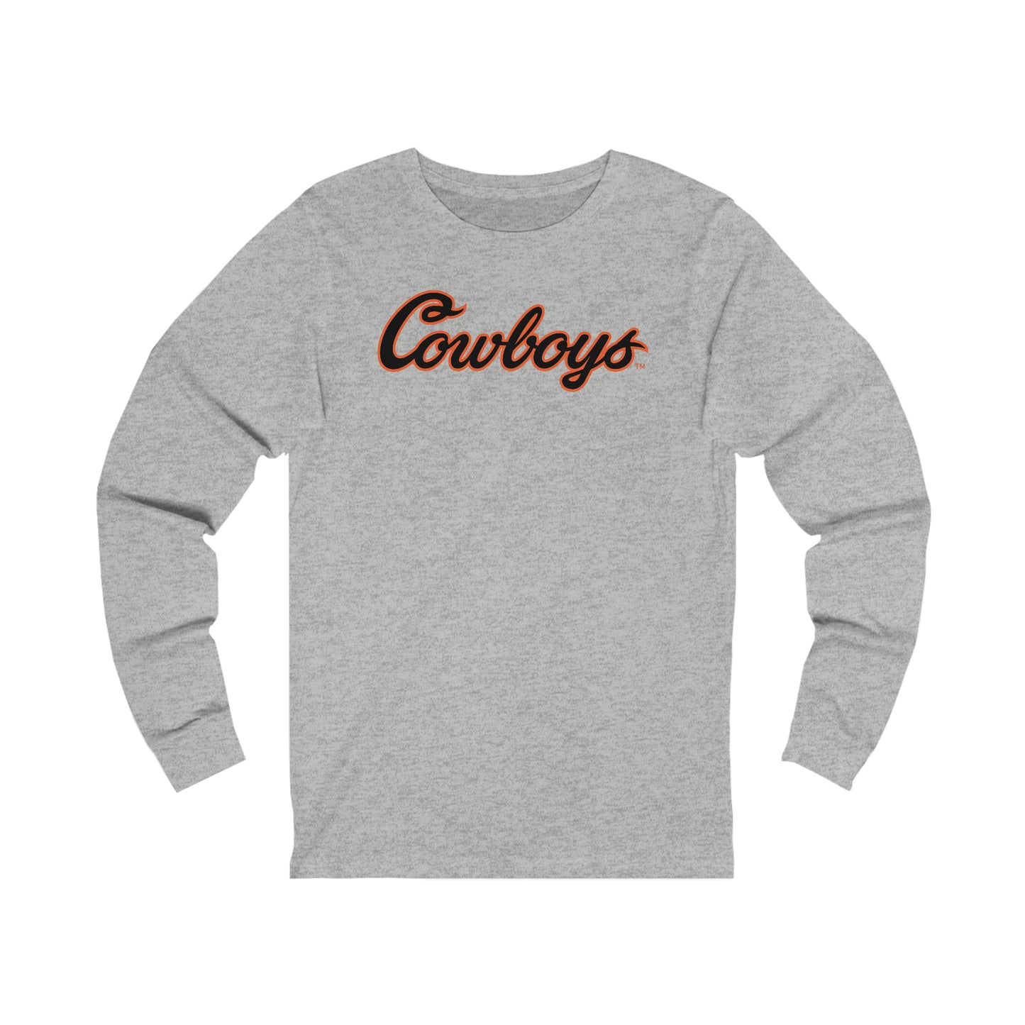 Naz Brown #0  Cursive Cowboys Long Sleeve T-Shirt