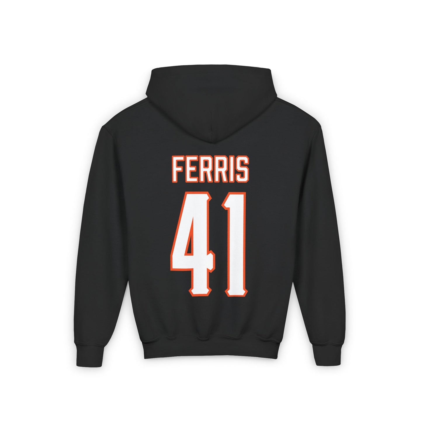 Youth Kash Ferris #41 Cursive Cowboys Hoodie