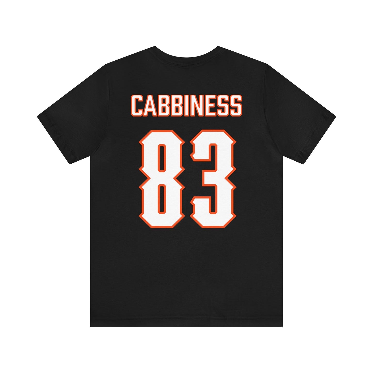 Cale Cabbiness #83 Cursive Cowboys T-Shirt