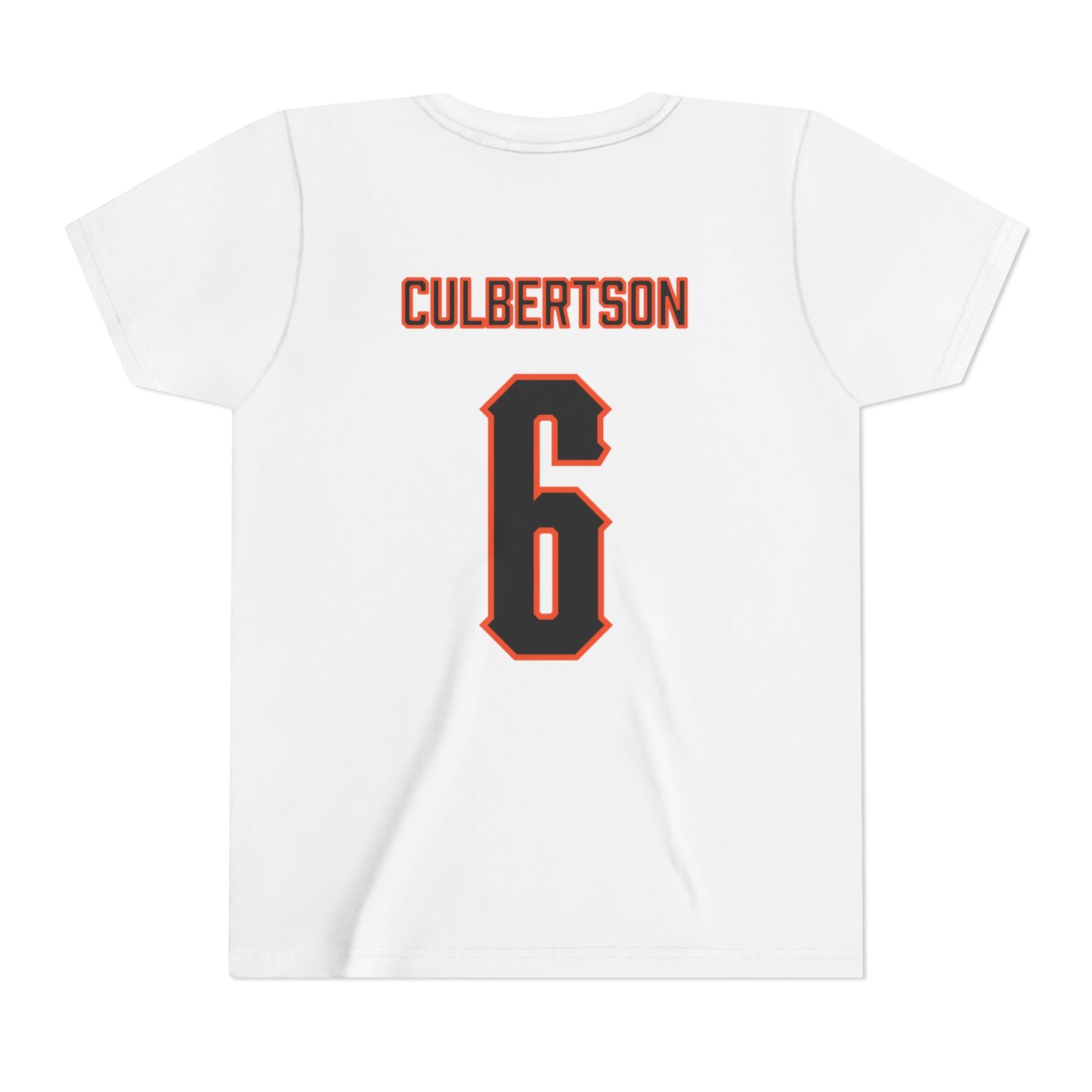 Youth Drew Culbertson #6 Cursive Cowboys T-Shirt