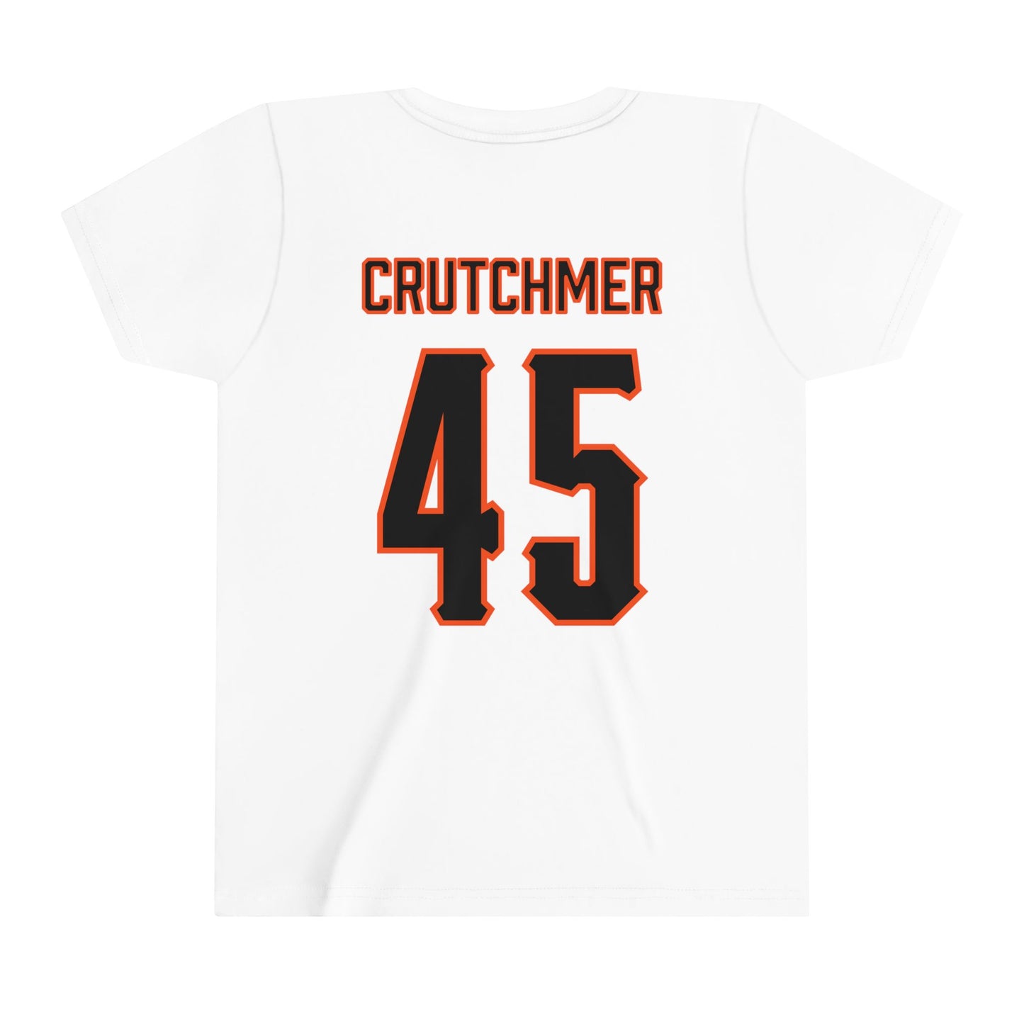 Youth Justin Crutchmer #45 Cursive Cowboys T-Shirt