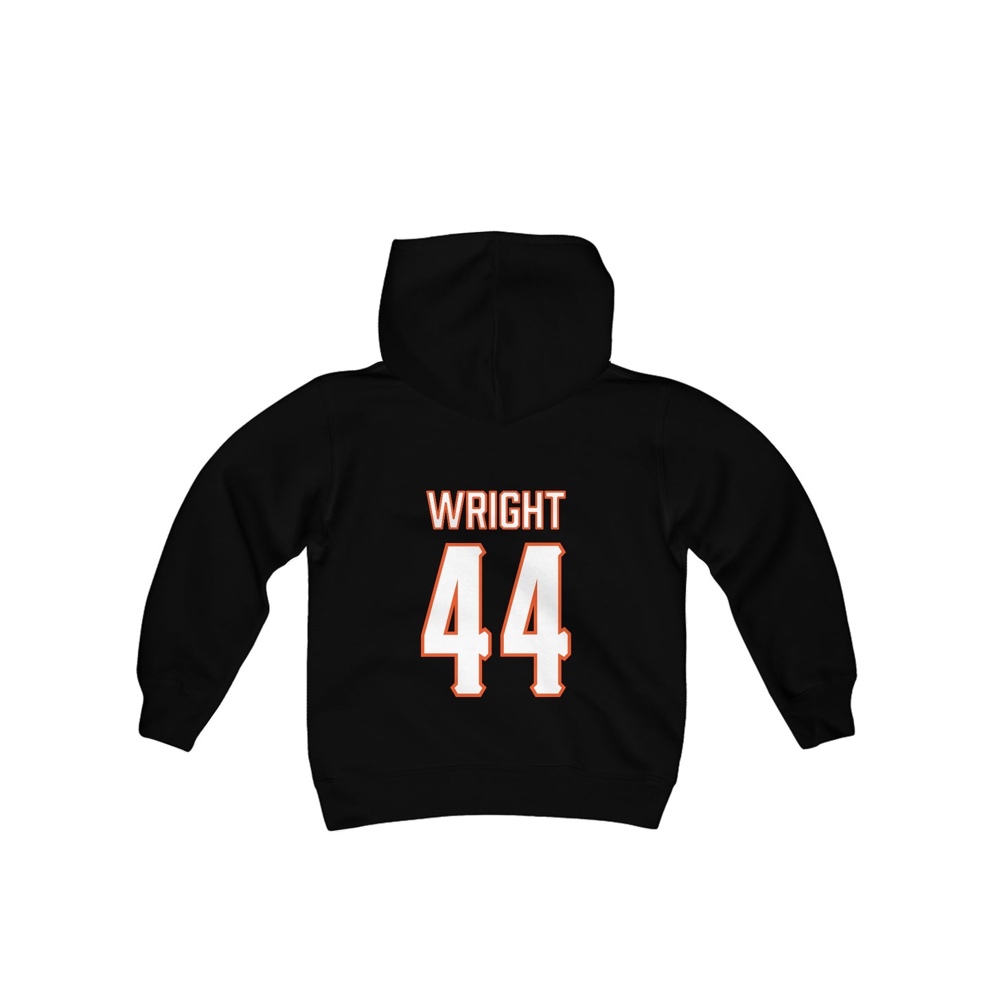 Youth Justin Wright #44 Cursive Cowboys Hoodie