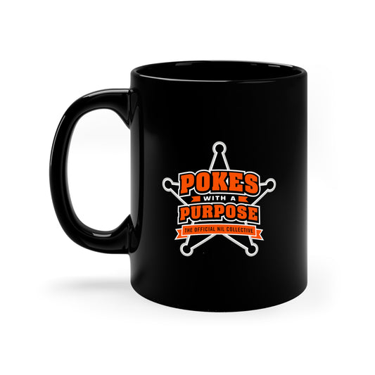 Pokes With A Purpose 11oz Black Glossy Mug