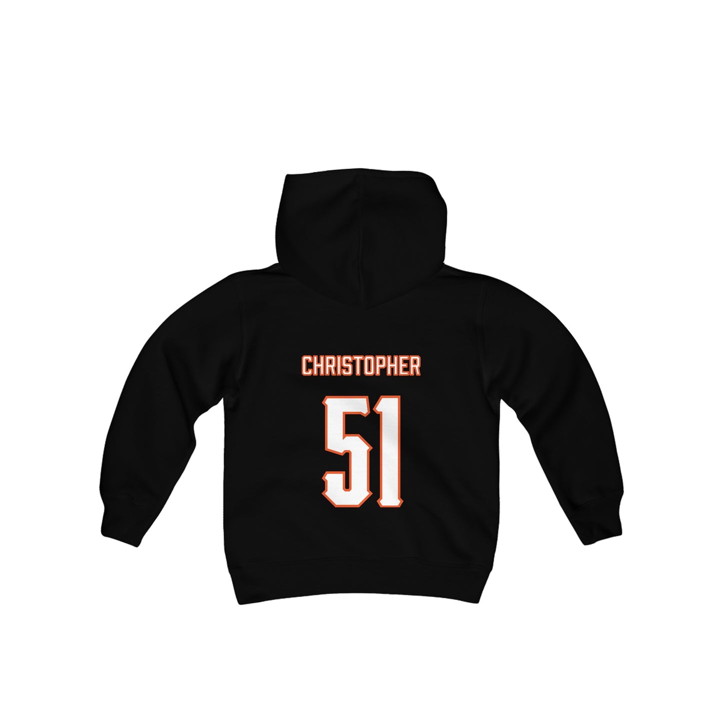 Youth Charlie Christopher #51 Cursive Cowboys Hoodie