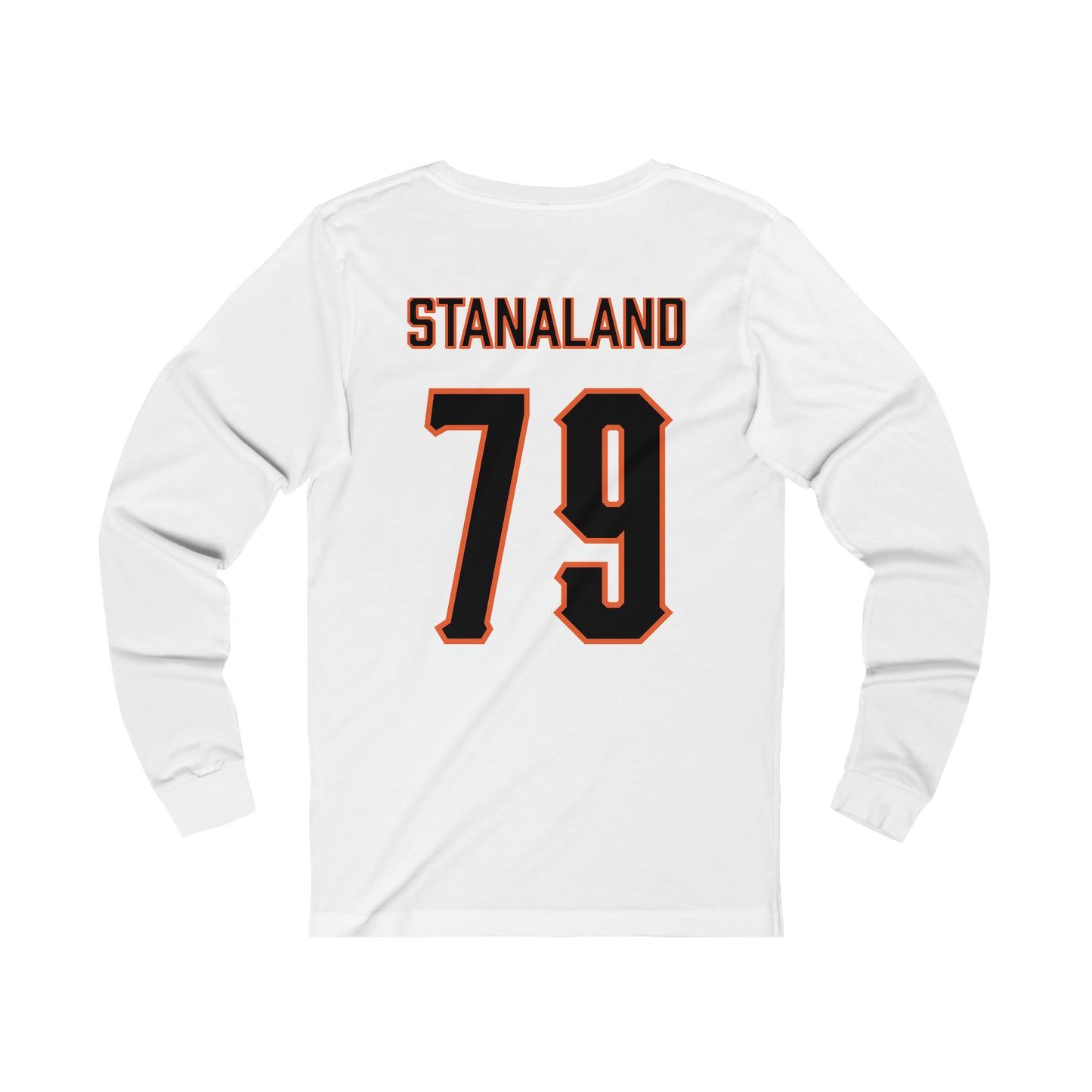Gage Stanaland #79 Cursive Cowboys Long Sleeve T-Shirt