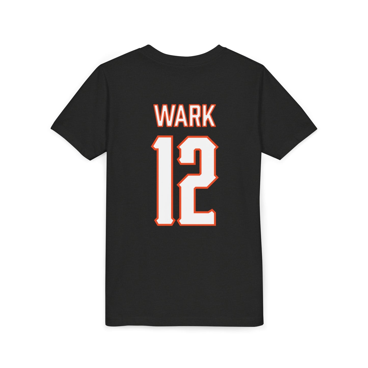 Youth Micaela Wark #12 Cursive Cowgirls T-Shirt