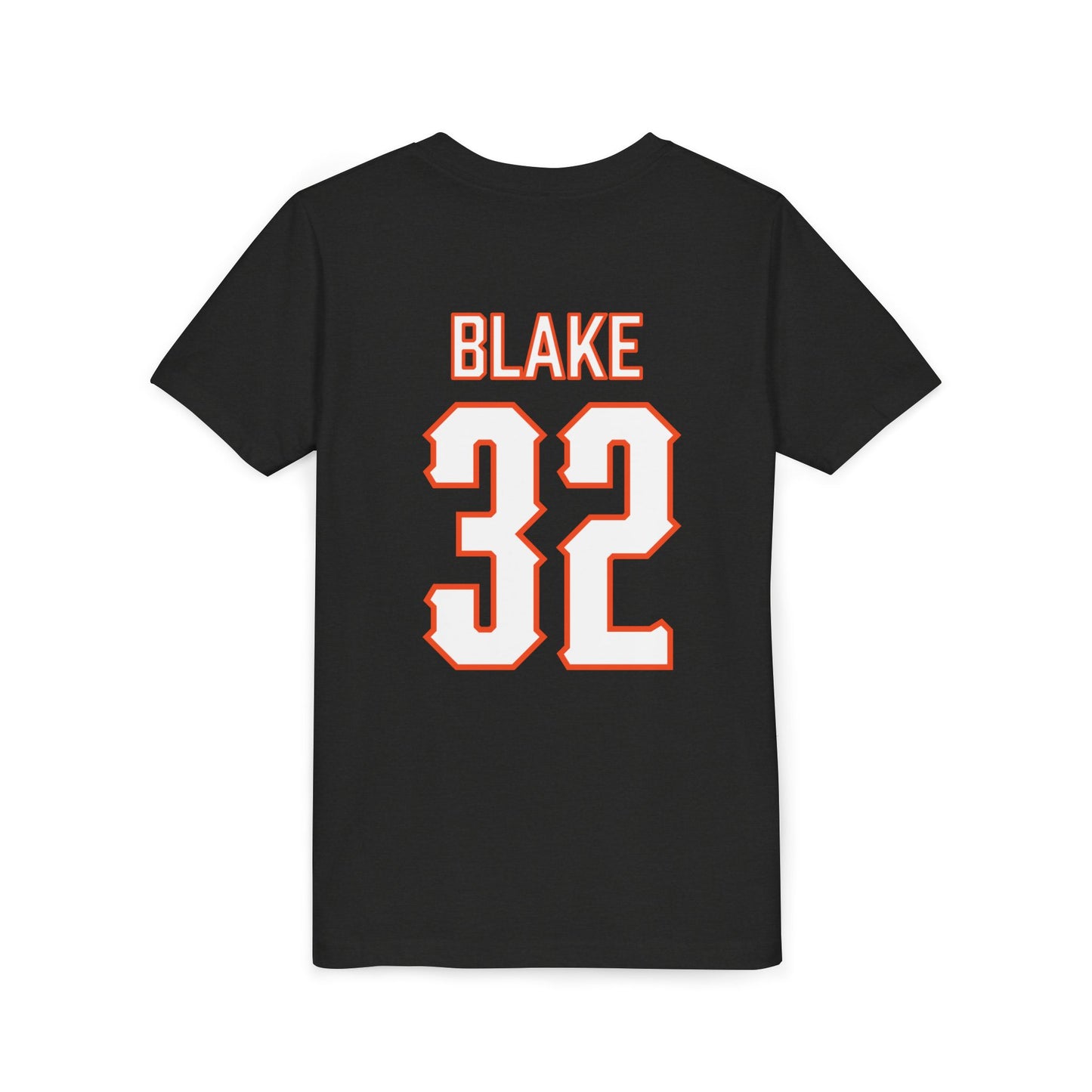 Youth Drew Blake #32 Cursive Cowboys T-Shirt