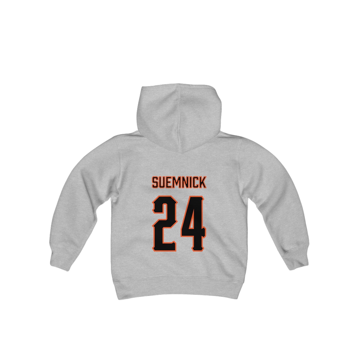 Youth Patrick Suemnick #24 Cursive Cowboys Hoodie