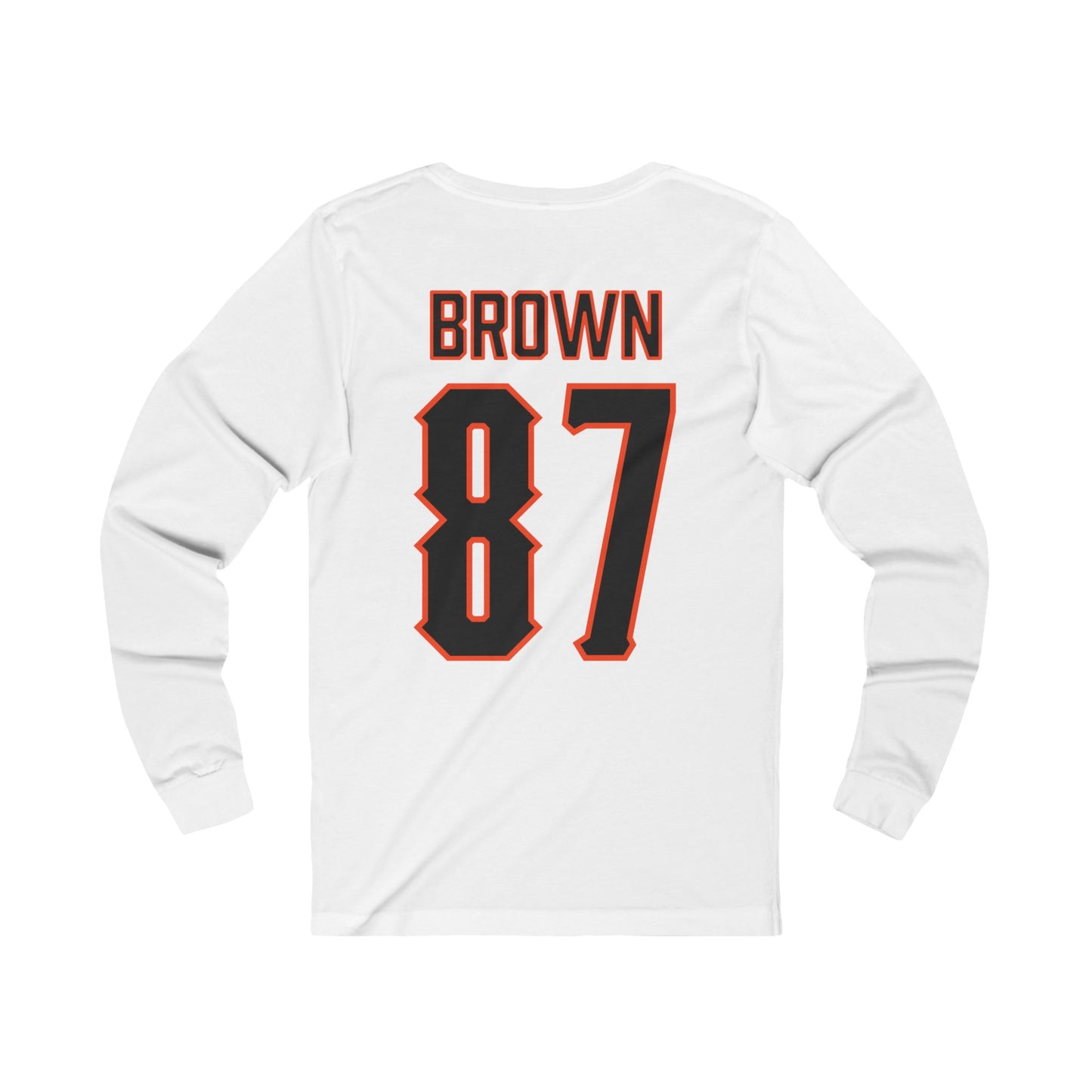 DeSean Brown #87 Cursive Cowboys Long Sleeve