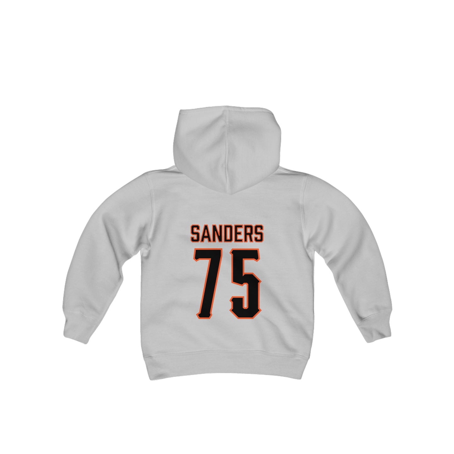 Youth Jakobe Sanders #75 Cursive Cowboys Hoodie