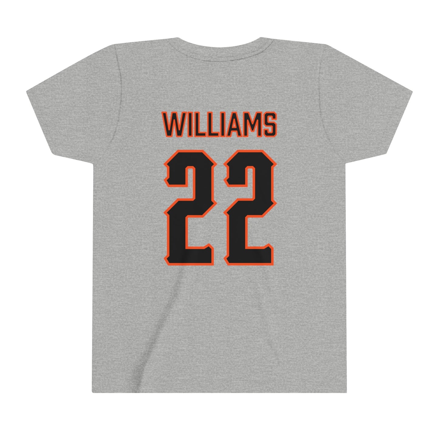 Youth C.J. Williams #22 Cursive Cowboys T-Shirt