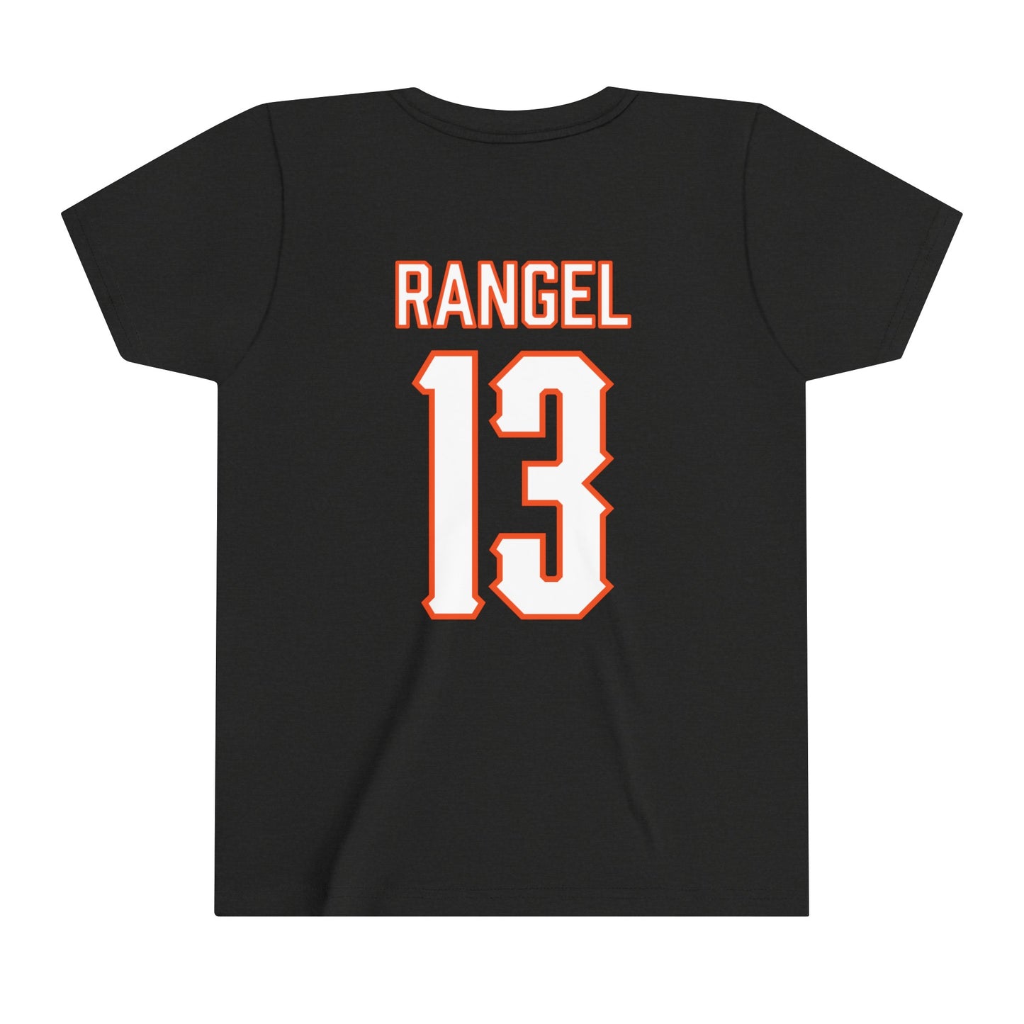 Youth Garret Rangel #13 Cursive Cowboys T-Shirt