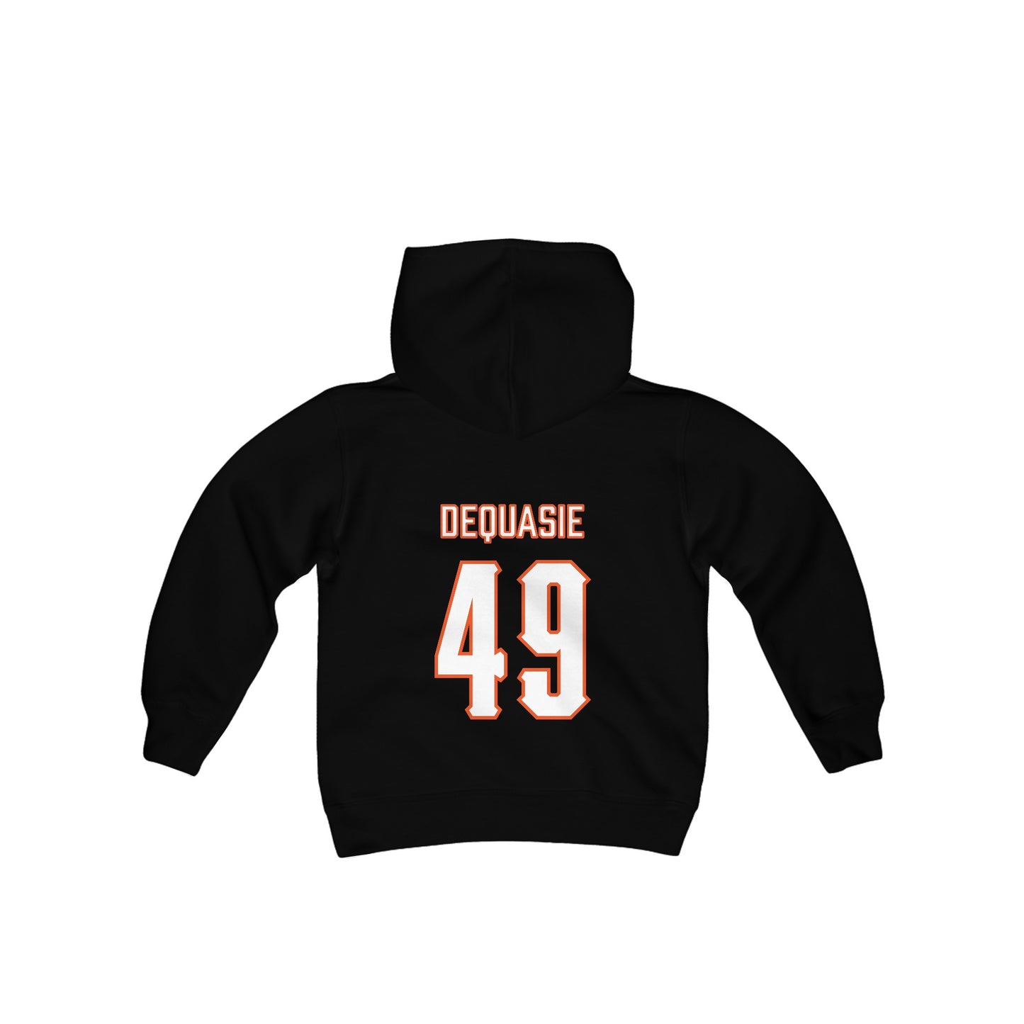 Youth Reed Dequasie #49 Cursive Cowboys Hoodie