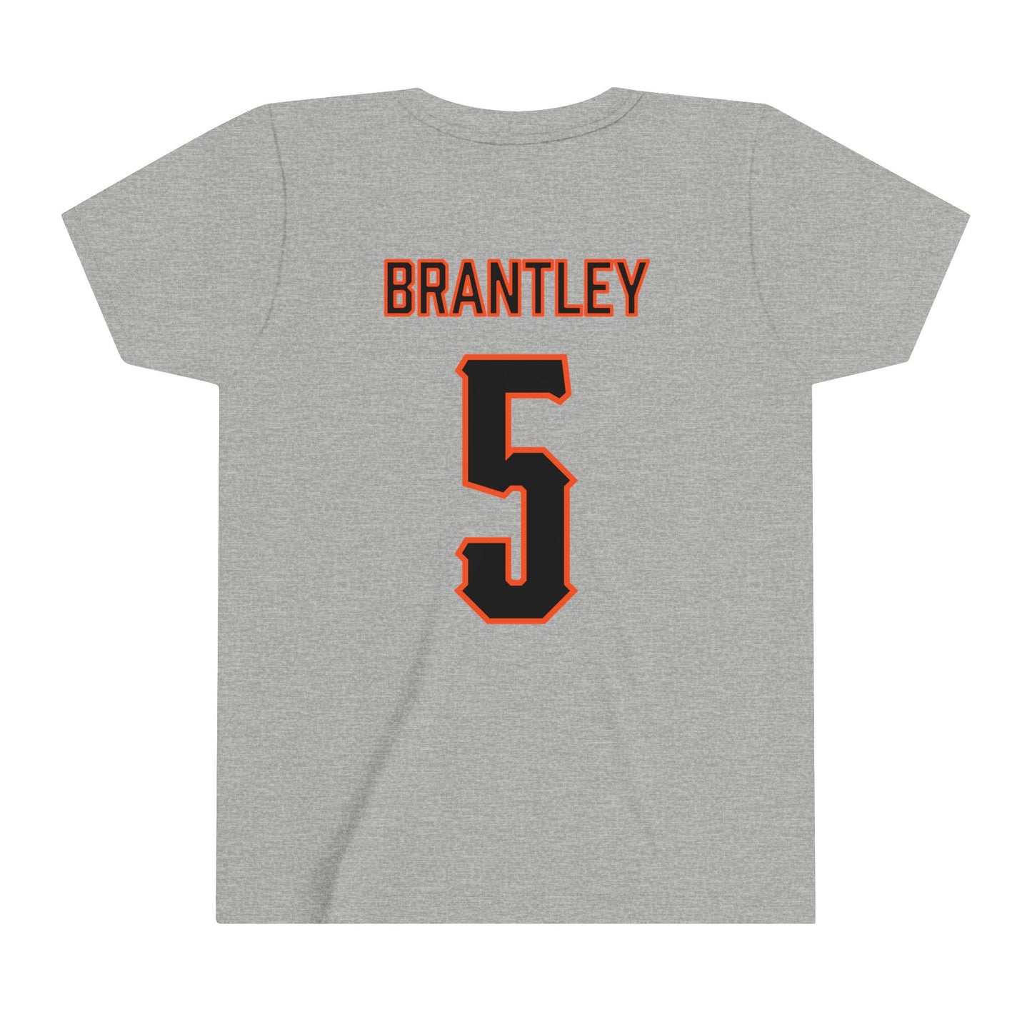 Youth Khalil Brantley #5 Cursive Cowboys T-Shirt