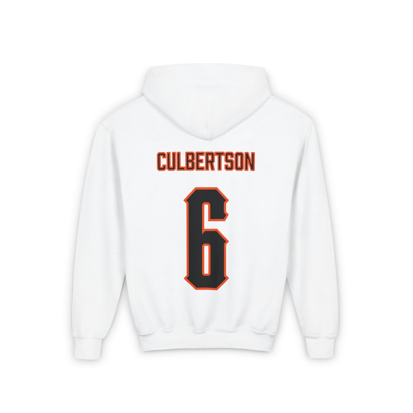 Youth Drew Culbertson #6 Cursive Cowboys Hoodie