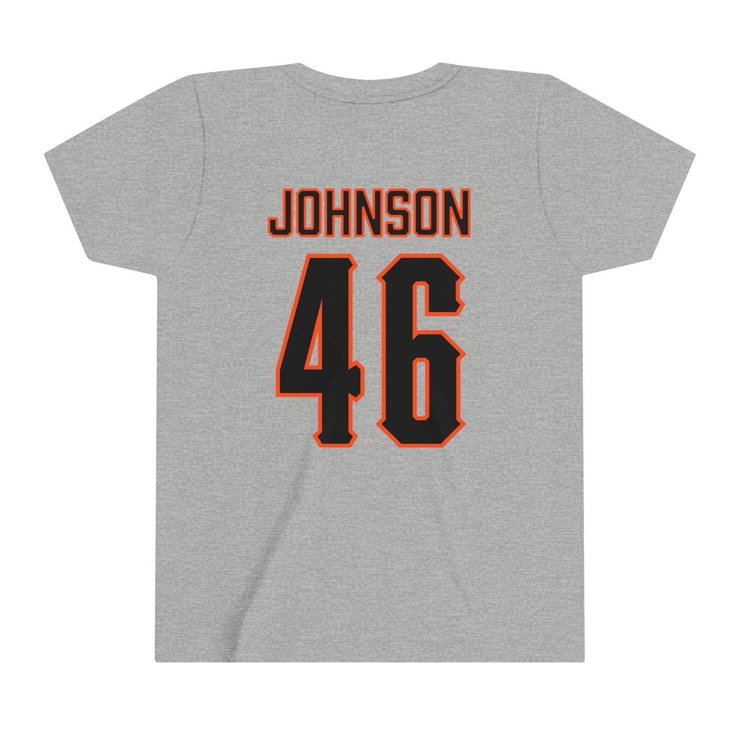 Youth Temerrick Johnson #46 Cursive Cowboys T-Shirt