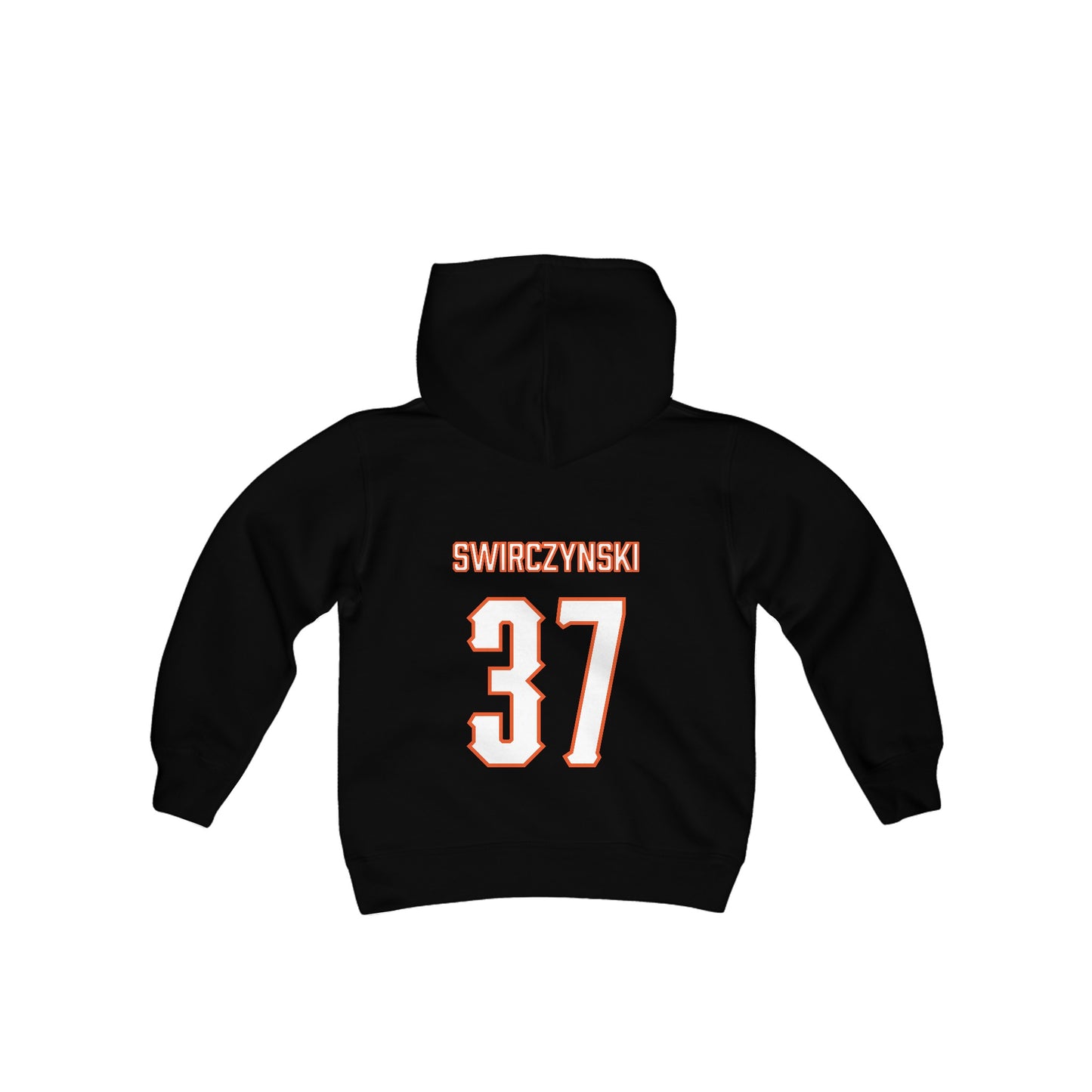 Youth Seth Swirczynski #37 Cursive Cowboys Hoodie