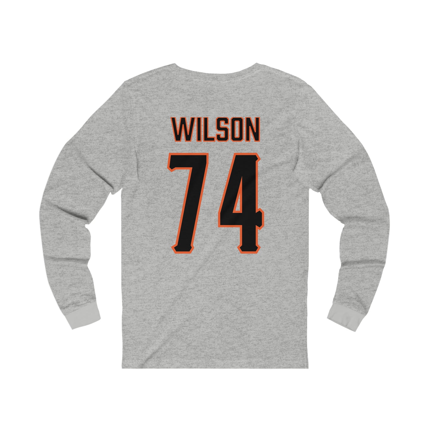 Preston Wilson #74 Cursive Cowboys Long Sleeve T-Shirt