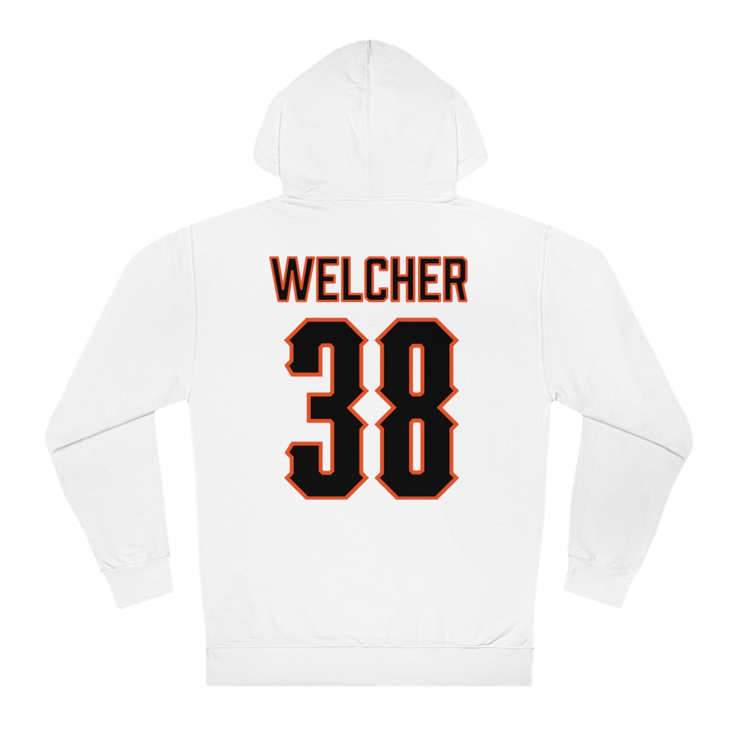 Kade Welcher #38 Cursive Cowboys Hoodie