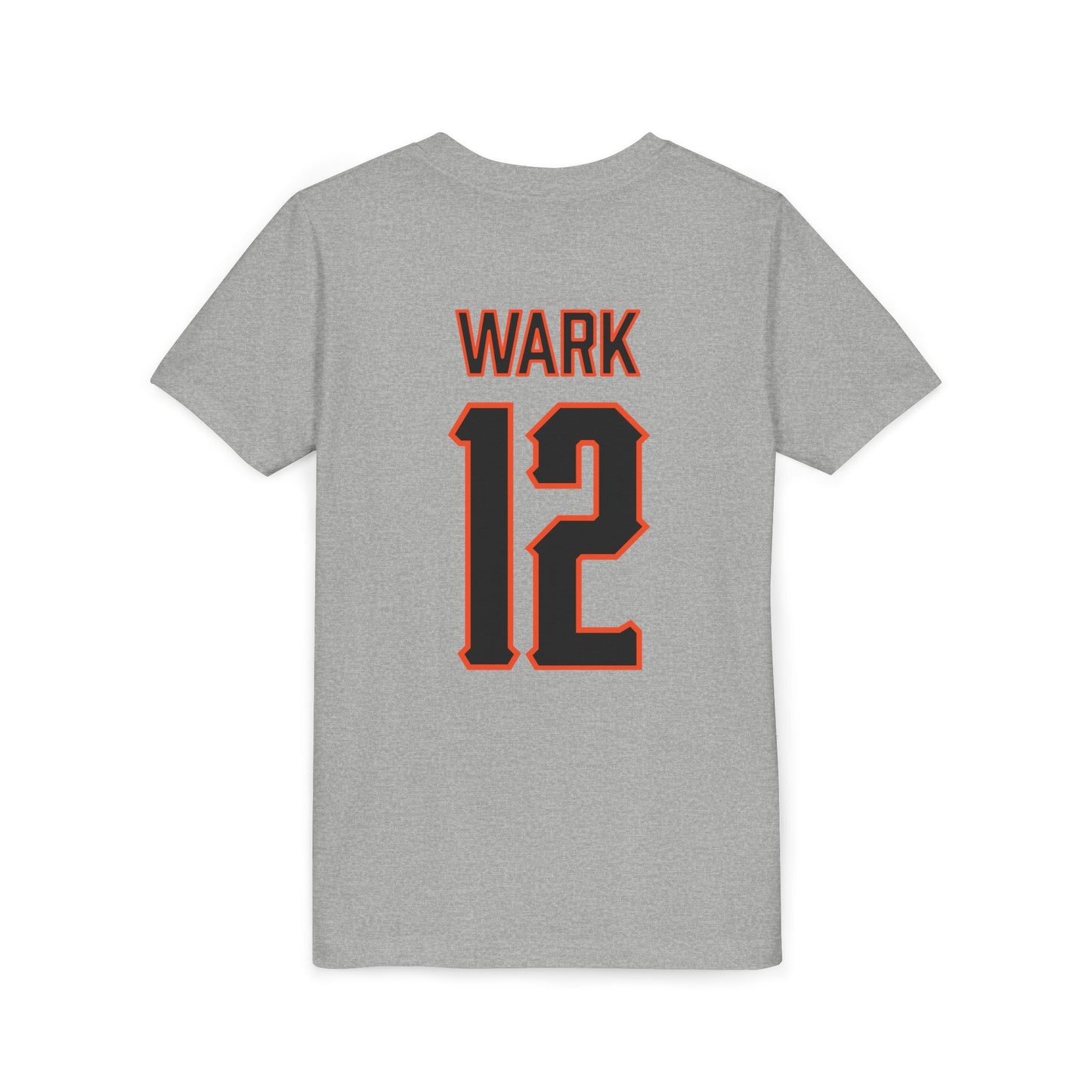 Youth Micaela Wark #12 Cursive Cowgirls T-Shirt