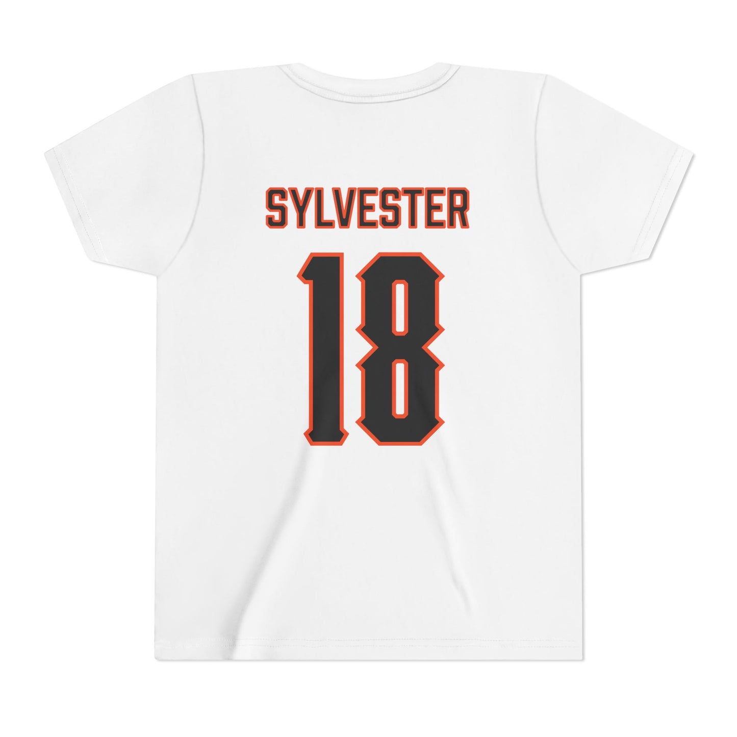 Youth Beau Sylvester #18 Cursive Cowboys T-Shirt