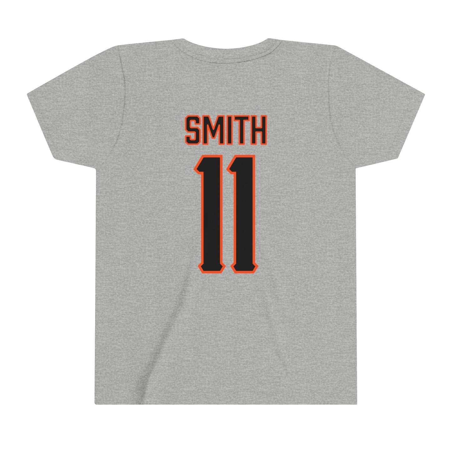 Youth Dylan Smith #11 Cursive Cowboys T-Shirt