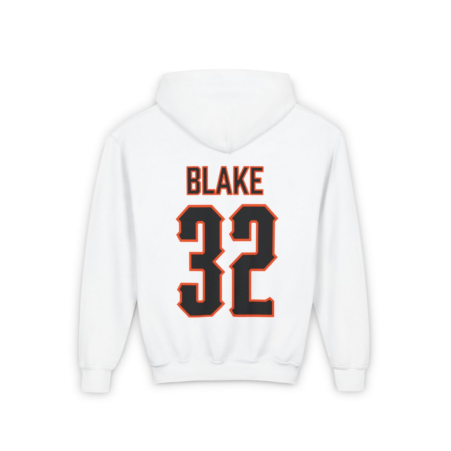 Youth Drew Blake #32 Cursive Cowboys Hoodie