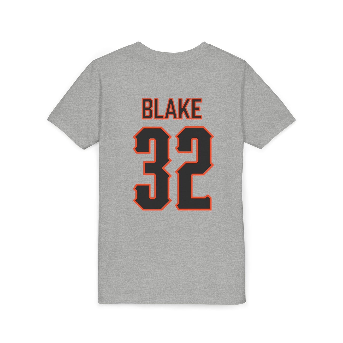 Youth Drew Blake #32 Cursive Cowboys T-Shirt