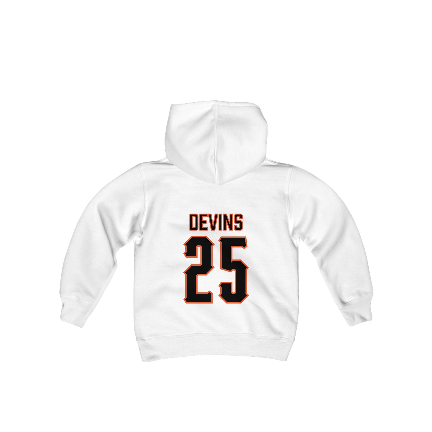 Youth Hudson Devins #25 Cursive Cowboys Hoodie