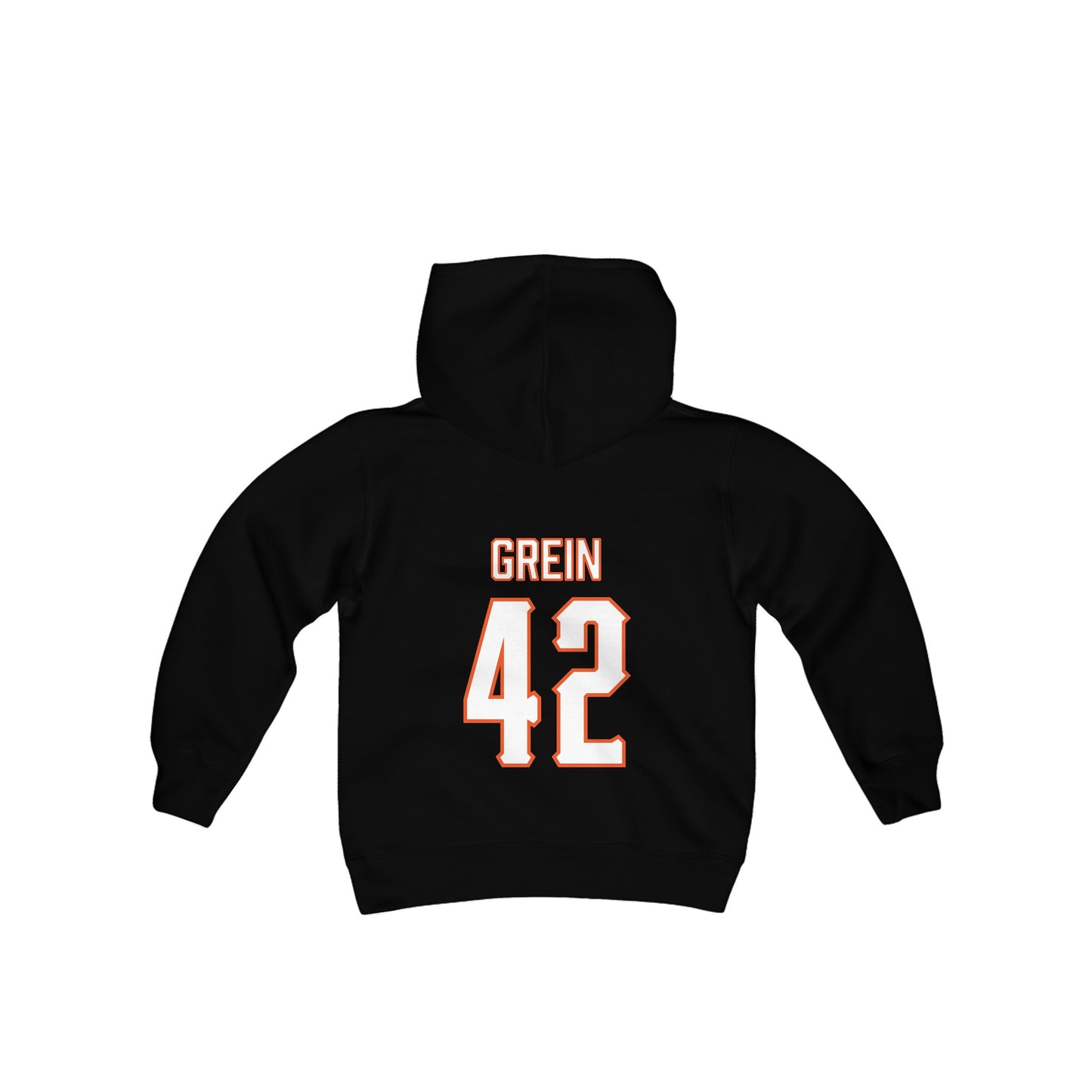 Youth Dominic Grein #42 Cursive Cowboys Hoodie