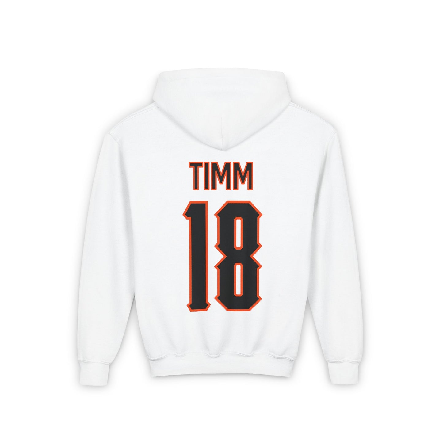 Youth Claire Timm #18 Cursive Cowgirls Hoodie