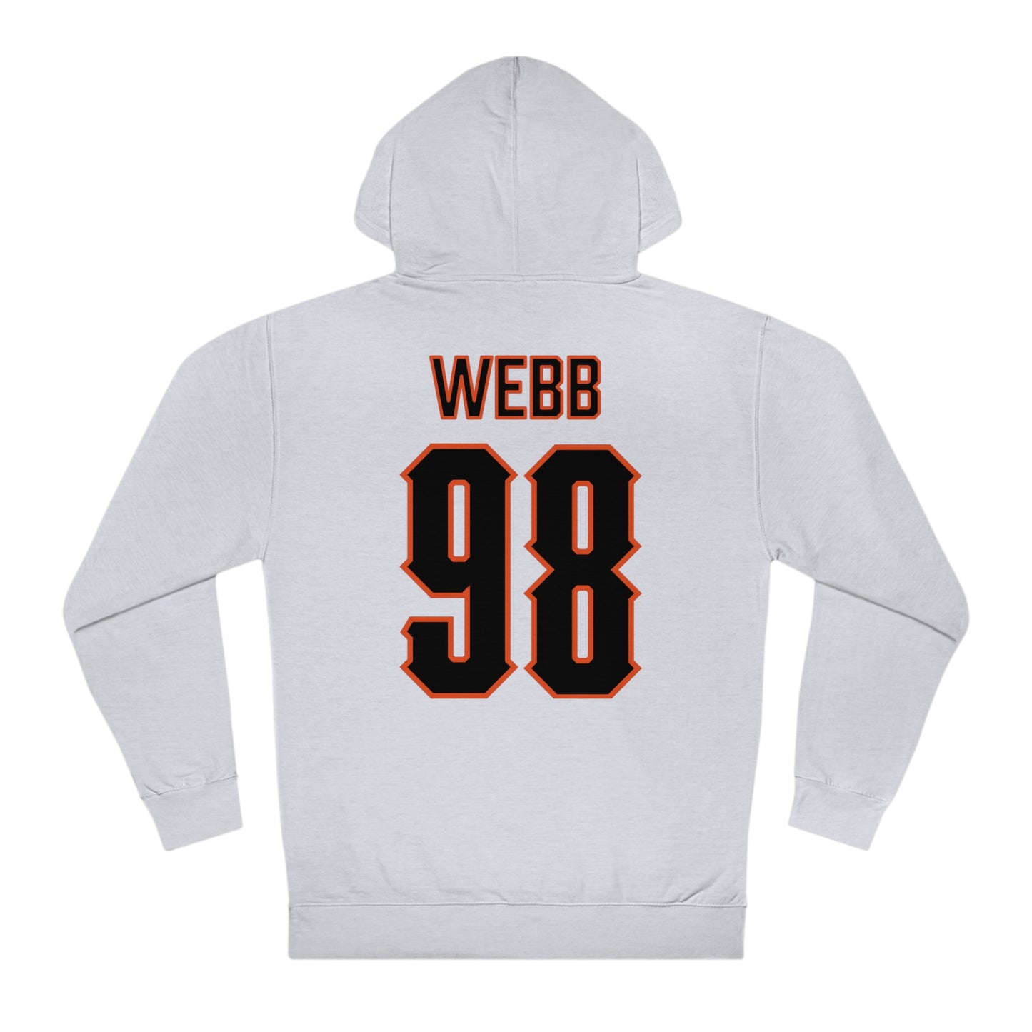 Luke Webb #98 Cursive Cowboys Hoodie