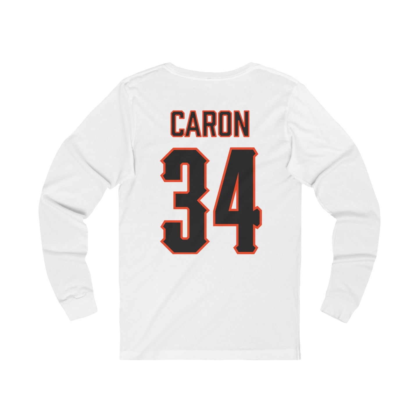 Tyler Caron #34 Cursive Cowboys Long Sleeve