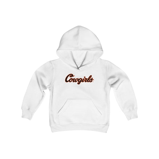 Youth Macey Huard #22 Cursive Cowgirls Hoodie