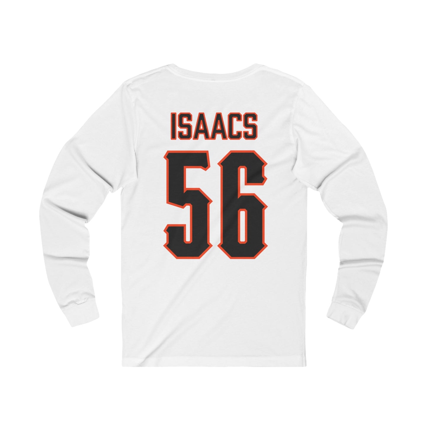 Aiden Isaacs #56 Cursive Cowboys Long Sleeve