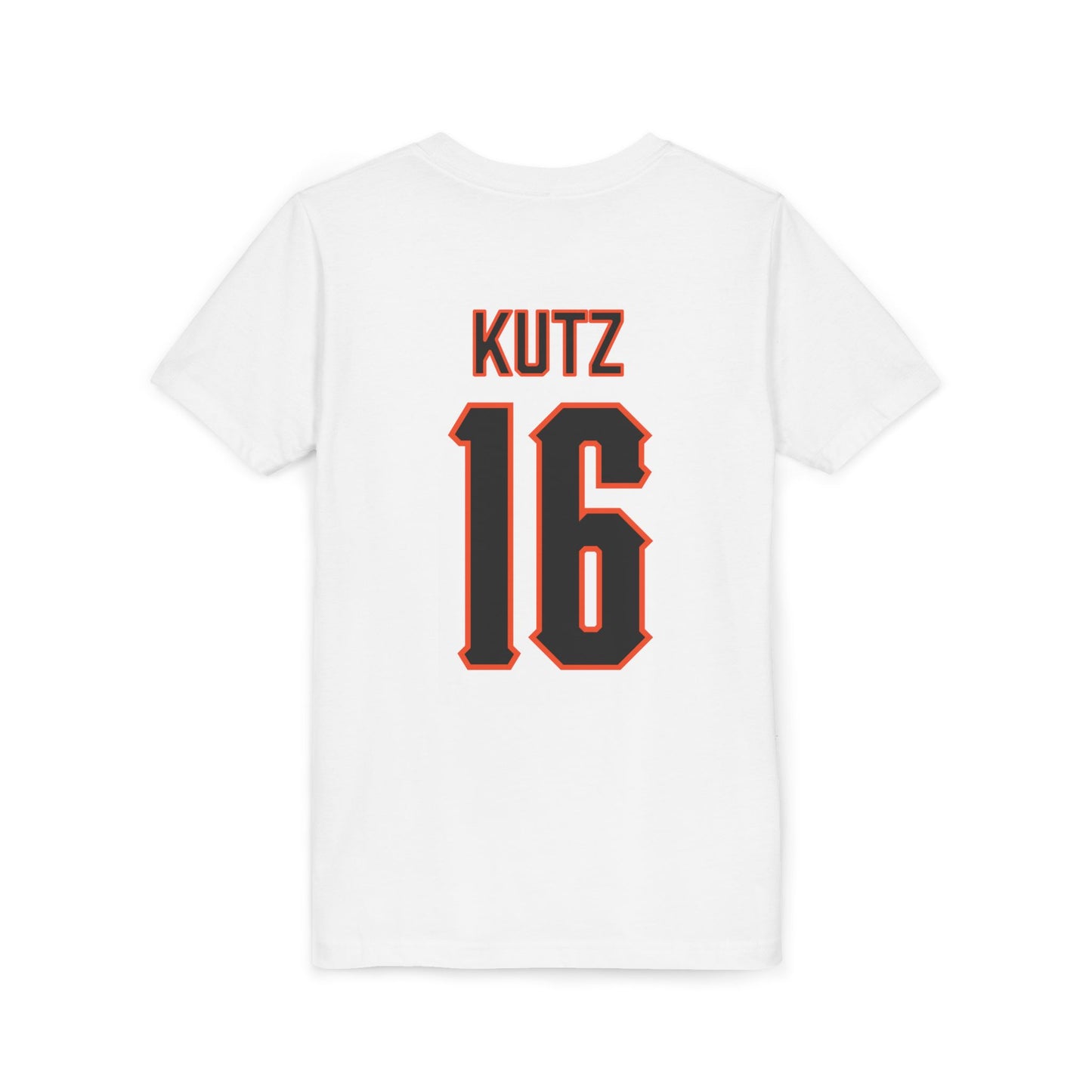 Youth Katie Kutz #16 Cursive Cowgirls T-Shirt